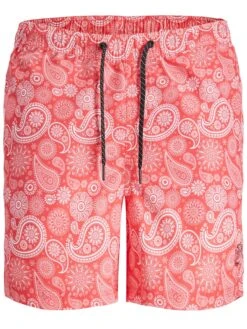 JACK & JONES Big & Tall Red Paisley Swim Shorts -Menswear Mode Sales Store b7aeb556 99e5 41 207860 X