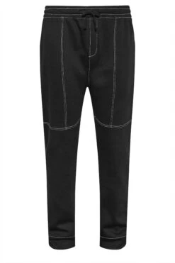 BadRhino Black Contrast Stitch Joggers -Menswear Mode Sales Store bfeb8dbf e107 40 208702 X