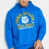JACK & JONES Big & Tall Blue Printed Hoodie