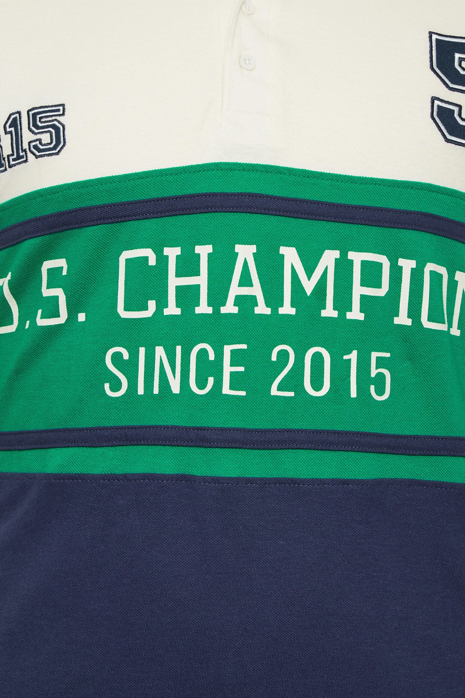 BadRhino Big & Tall Navy Blue & Green BR15 Champions Polo Shirt 2 BadRhino Big & Tall Navy Blue & Green BR15 Champions Polo Shirt - Image 2