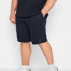 BadRhino Big & Tall Navy Blue Essential Jogger Shorts