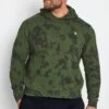 STUDIO A Big & Tall Green Camo Print Hoodie