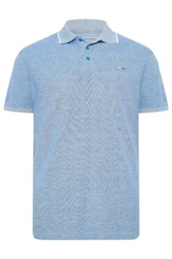 BadRhino Big & Tall Blue Birdseye Polo Shirt -Menswear Mode Sales Store c498b7bf 7823 42 208091 X