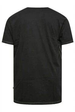 KAM Big & Tall Black 'Catch The Waves' Christmas T-Shirt -Menswear Mode Sales Store c88825c6 03b1 4a 208474 Y