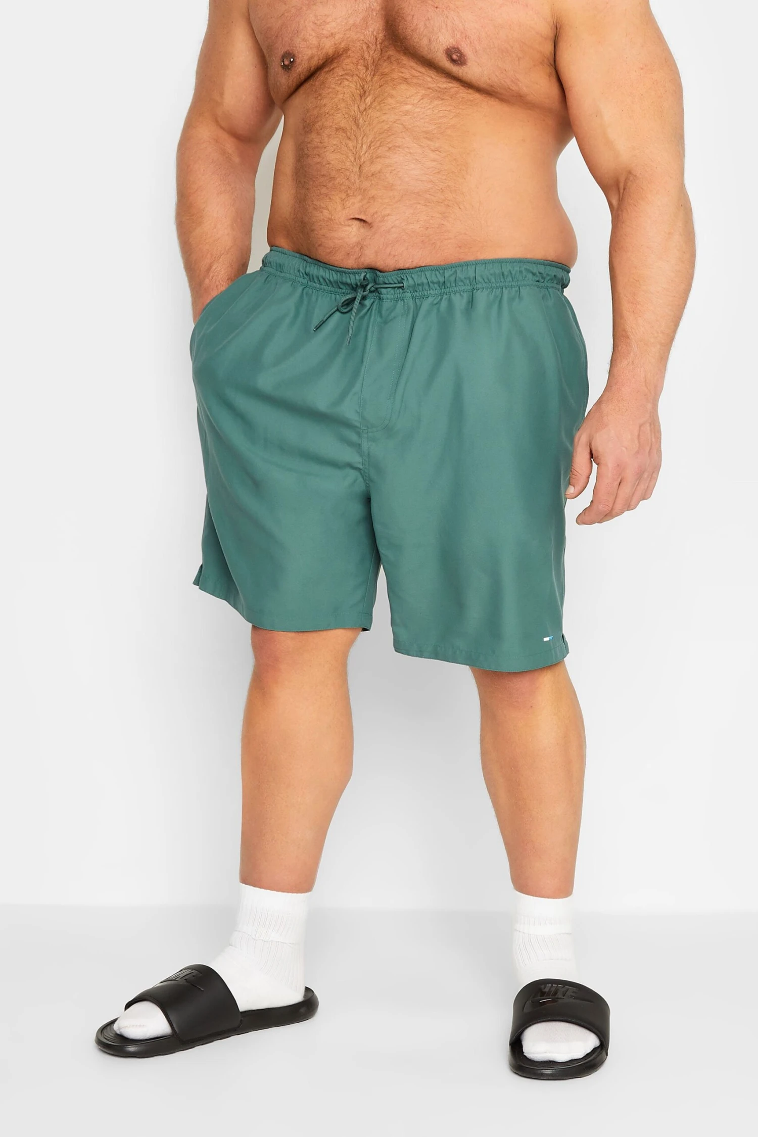 BadRhino Big & Tall Green Swim Shorts 1 BadRhino Big & Tall Green Swim Shorts