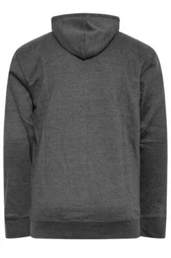 KAM Big & Tall Charcoal Grey 'Original' Zip Through Hoodie -Menswear Mode Sales Store cbb7606c 1747 49 208460 Y