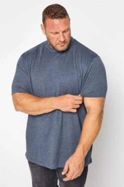 KAM Big & Tall Indigo Blue Core T-Shirt