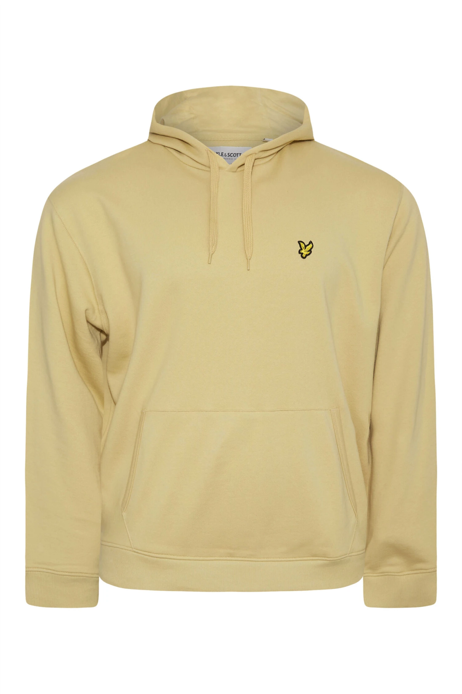 LYLE & SCOTT Big & Tall Beige Brown Hoodie 3 LYLE & SCOTT Big & Tall Beige Brown Hoodie - Image 3
