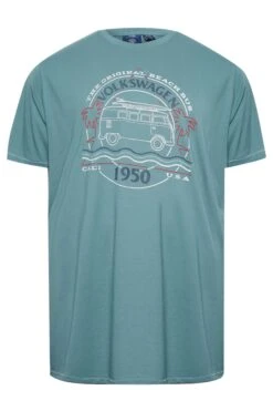 D555 Big & Tall Blue Official Volkswagen Camper Van T-Shirt -Menswear Mode Sales Store d376ef12 7c89 48 207640 X