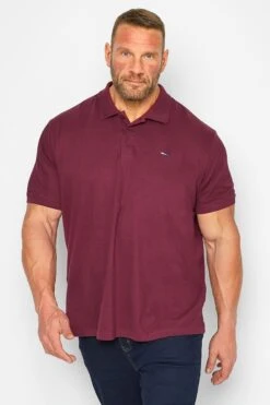 BadRhino Big & Tall Windsor Wine Red Core Polo Shirt