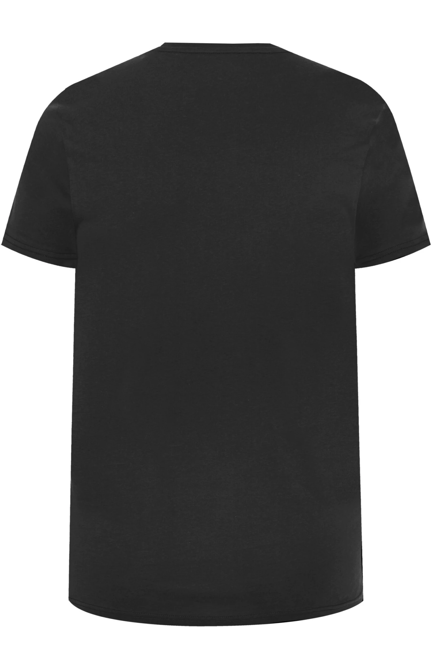 ALPHA INDUSTRIES Big & Tall Black Core T-Shirt 3 ALPHA INDUSTRIES Big & Tall Black Core T-Shirt - Image 3