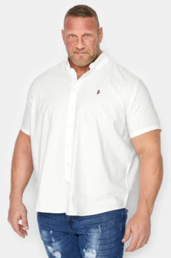 U.S. POLO ASSN. Big & Tall White Short Sleeve Shirt