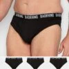BadRhino Big & Tall 5 PACK Black Briefs