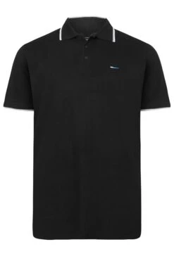 BadRhino Big & Tall Black Tipped Core Polo Shirt -Menswear Mode Sales Store e410607d ccdb 40 203792 XR