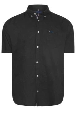 BadRhino Big & Tall Black Short Sleeve Oxford Shirt 5 BadRhino Big & Tall Black Short Sleeve Oxford Shirt -Menswear Mode Sales Store e6d4cadc 7e3b 48 203800 XR