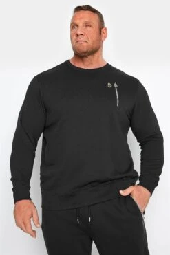 LUKE 1977 Big & Tall Black Sport Sweatshirt