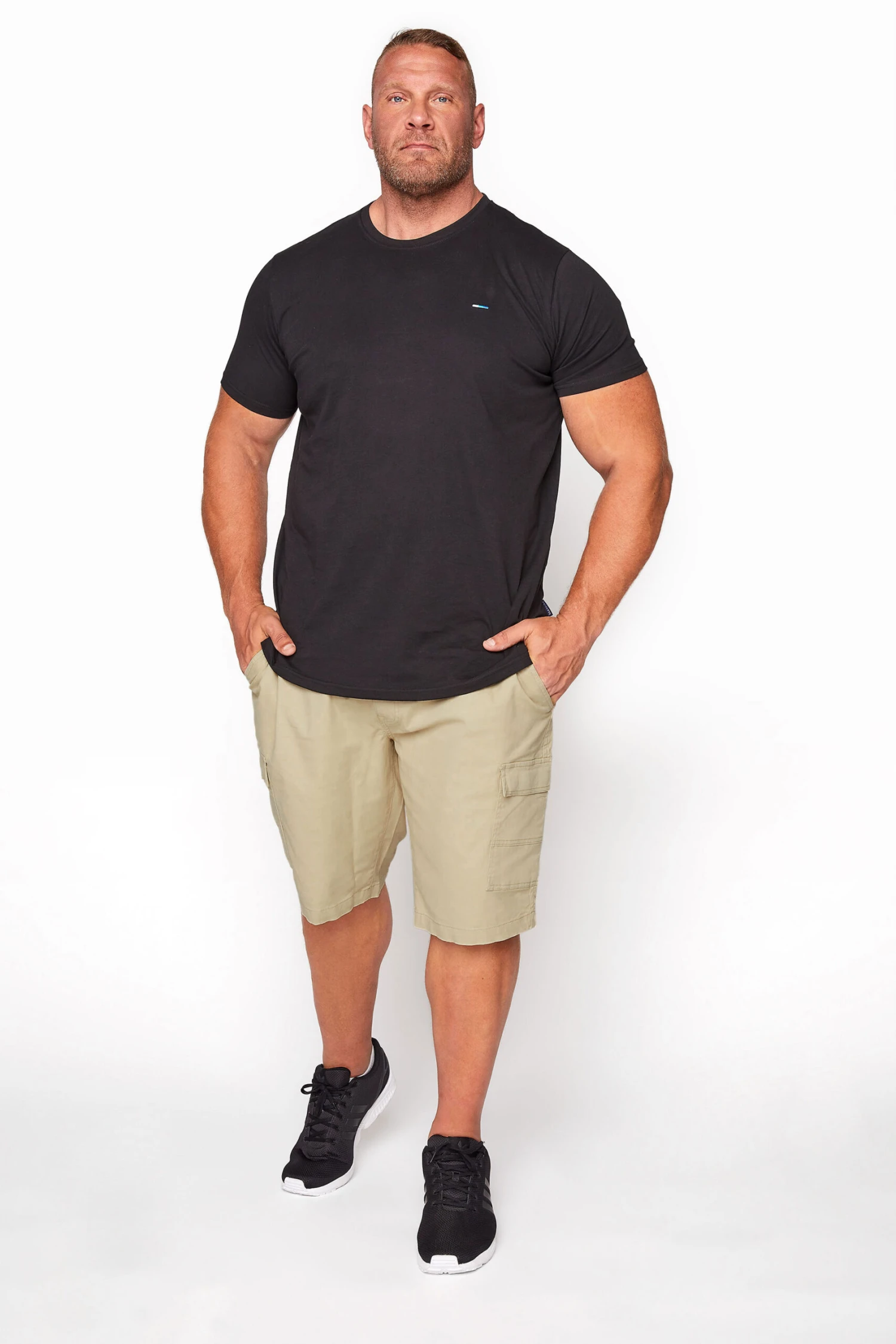 BadRhino Big & Tall Stone Brown Stretch Cargo Shorts 2 BadRhino Big & Tall Stone Brown Stretch Cargo Shorts - Image 2