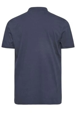 LYLE & SCOTT Big & Tall Navy Blue Core Polo Shirt -Menswear Mode Sales Store ec987915 cd9e 49 205287 YR