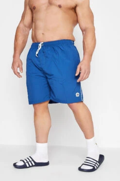 D555 Royal Blue Full Length Swim Shorts