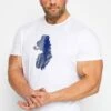 LUKE 1977 Big & Tall White Stubble T-Shirt