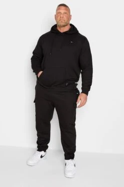 BadRhino Big & Tall Black Hoodie -Menswear Mode Sales Store eef1f4c5 dc0c 47 203764 B