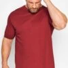 D555 Big & Tall Burgundy Red Core T-Shirt