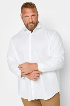JACK & JONES Big & Tall White Shirt