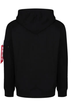 ALPHA INDUSTRIES Big & Tall Black X-Fit Hoodie -Menswear Mode Sales Store f63ea075 24a1 41 203413 BK