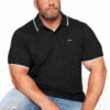 BadRhino Big & Tall Black Tipped Core Polo Shirt