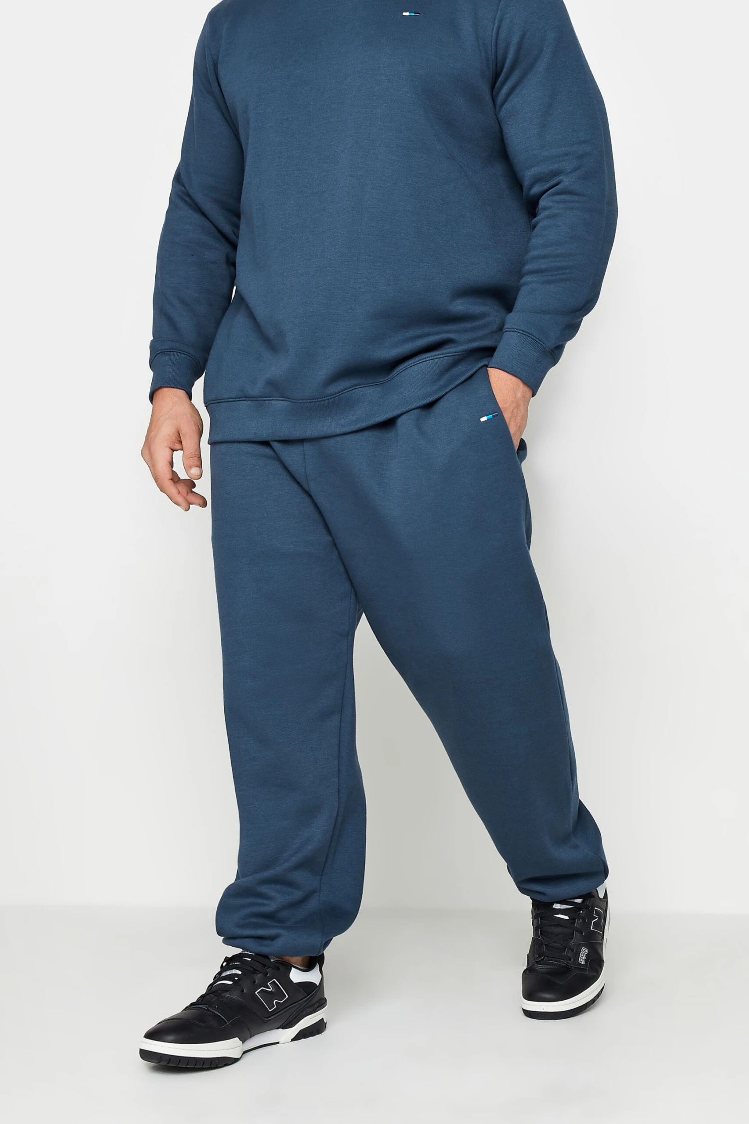 BadRhino Big & Tall Storm Blue Core Joggers 1 BadRhino Big & Tall Storm Blue Core Joggers