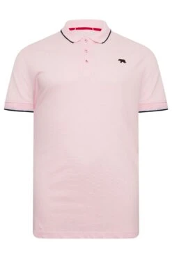 D555 Big & Tall Light Pink Logo Polo Shirt 5 D555 Big & Tall Light Pink Logo Polo Shirt -Menswear Mode Sales Store f6f03fa0 2bde 40 207654 X