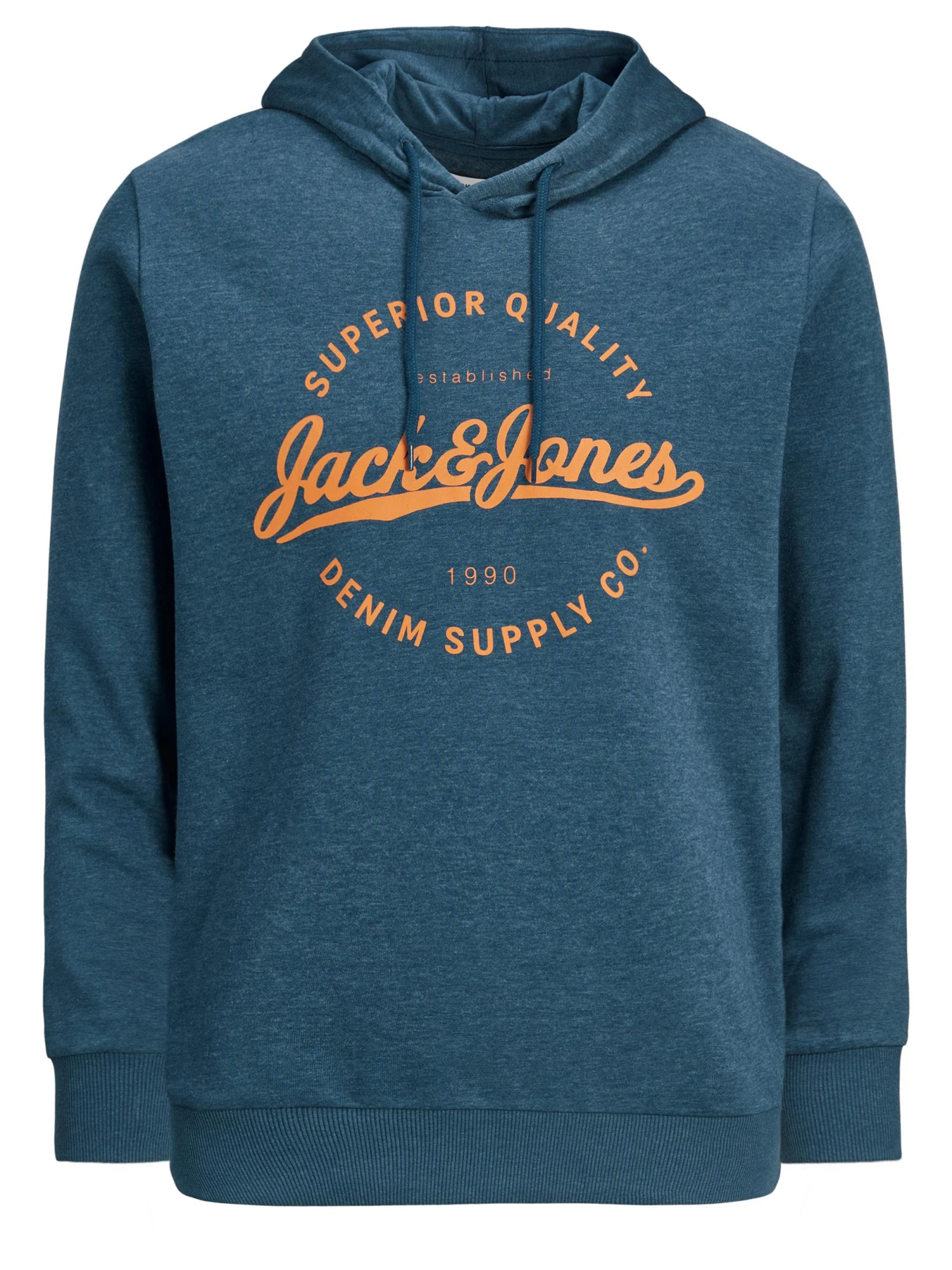 JACK & JONES Big & Tall Blue Classic Logo Hoodie 2 JACK & JONES Big & Tall Blue Classic Logo Hoodie - Image 2