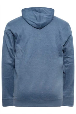 KAM Big & Tall Blue 'Original' Zip Through Hoodie -Menswear Mode Sales Store fb945059 56de 46 208458 Y