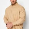 BadRhino Big & Tall Brown Ice Coffee Long Sleeve Oxford Shirt