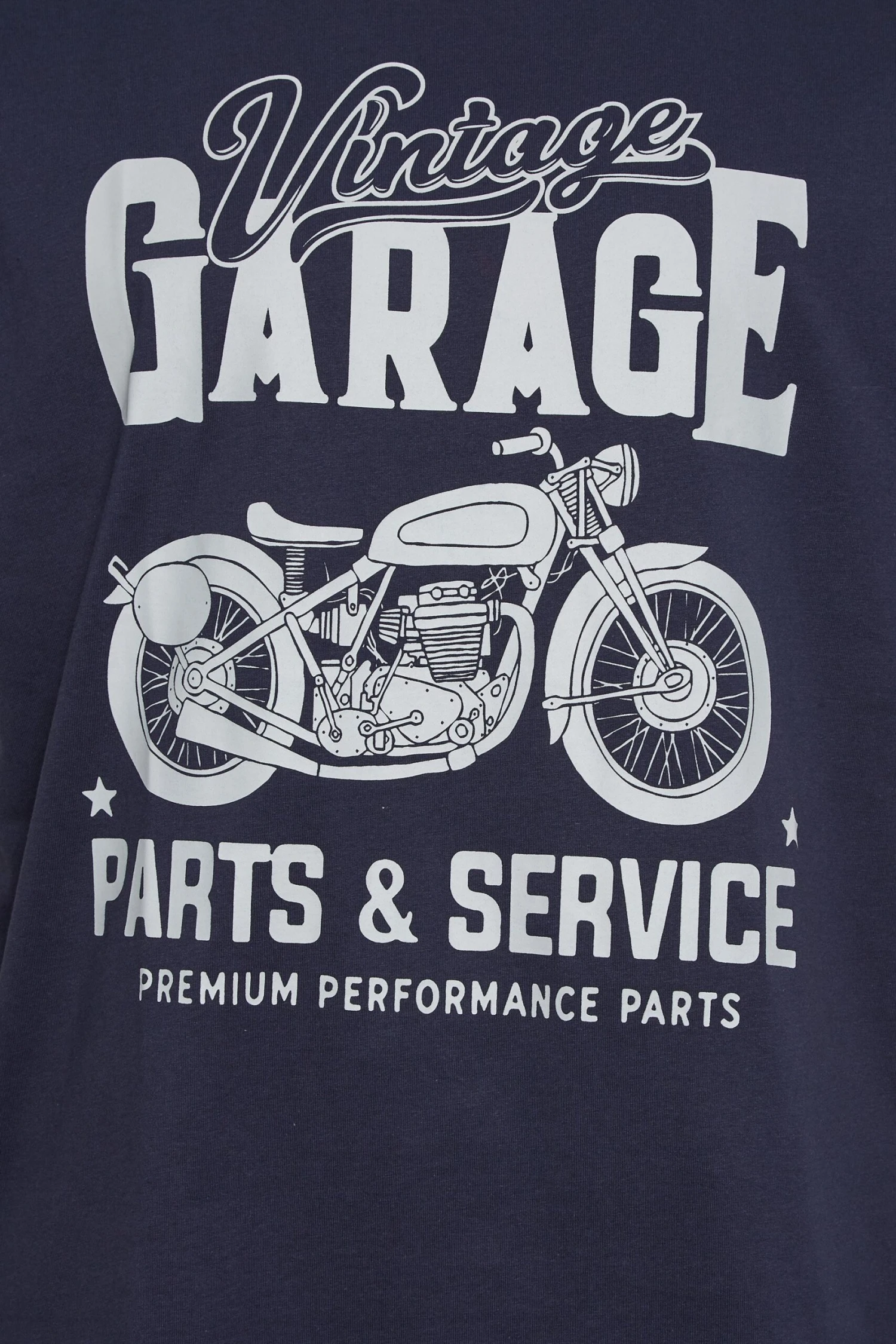 KAM Big & Tall Navy Blue Vintage Garage Motorcycle T-Shirt 2 KAM Big & Tall Navy Blue Vintage Garage Motorcycle T-Shirt - Image 2