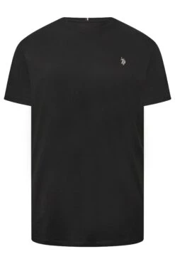 U.S. POLO ASSN. Big & Tall Black Short Sleeve Core T-Shirt 5 U.S. POLO ASSN. Big & Tall Black Short Sleeve Core T-Shirt -Menswear Mode Sales Store ff35e53d 069b 40 207885 X