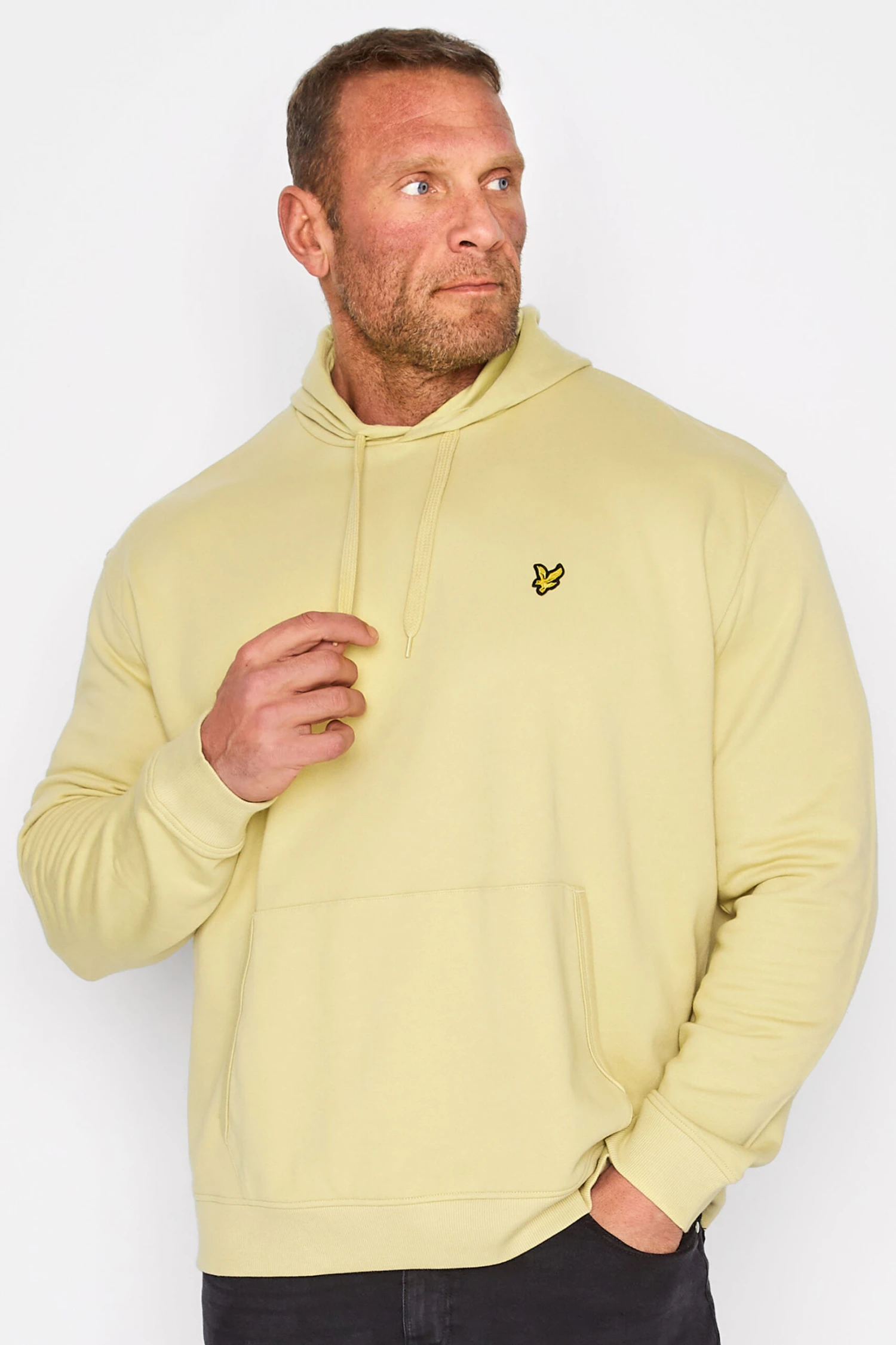 LYLE & SCOTT Big & Tall Beige Brown Hoodie 1 LYLE & SCOTT Big & Tall Beige Brown Hoodie