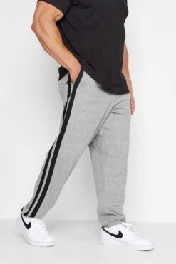 ED BAXTER Big & Tall Grey Lounge Joggers
